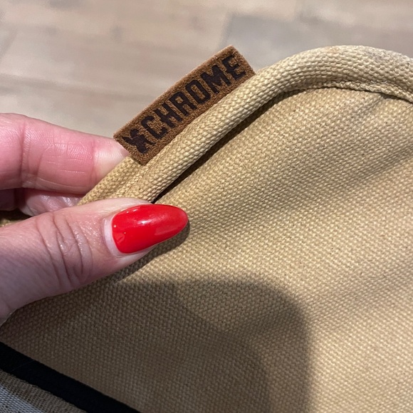 Tan and Brown Suede Crossbody Bag - Picture 9 of 10